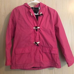 Pink girls raincoat